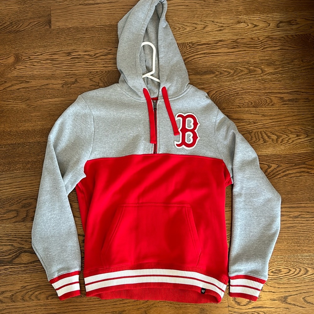 Boston Red Sox: Quarter Zip Hoodie